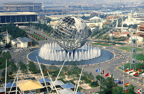 Aerial view of Unisphere